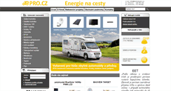 Desktop Screenshot of eshop.karavanypro.cz